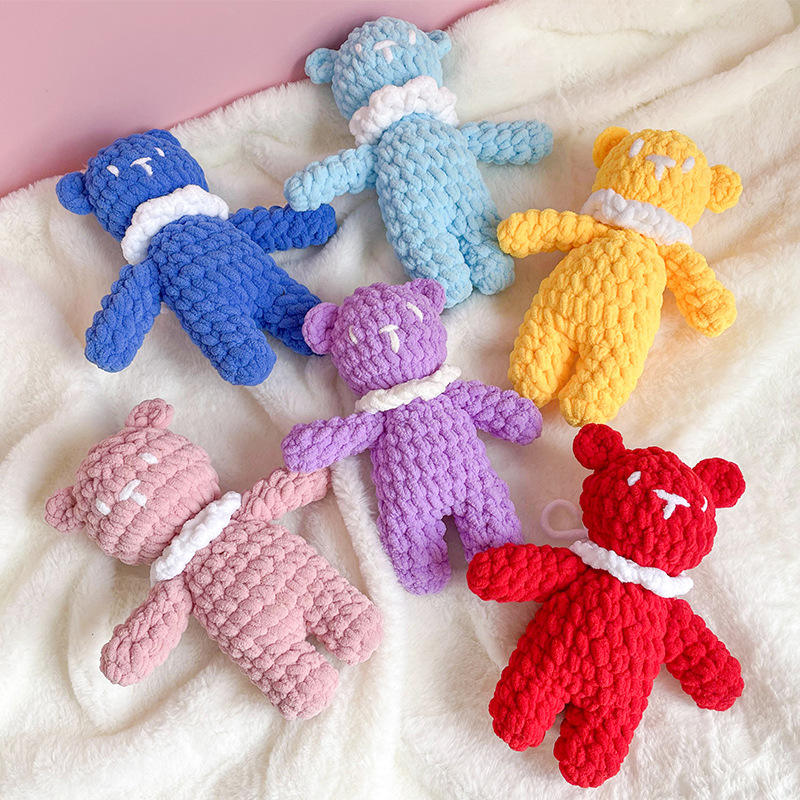 High Quality Custom Crochet Animal - Crochet Bear Doll